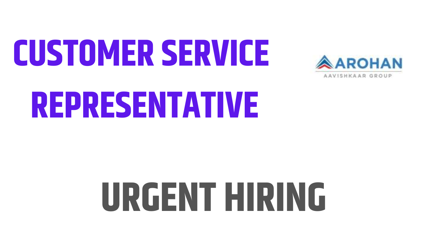 We Are Hiring Customer Service Representative at Arohan Financial Services Ltd