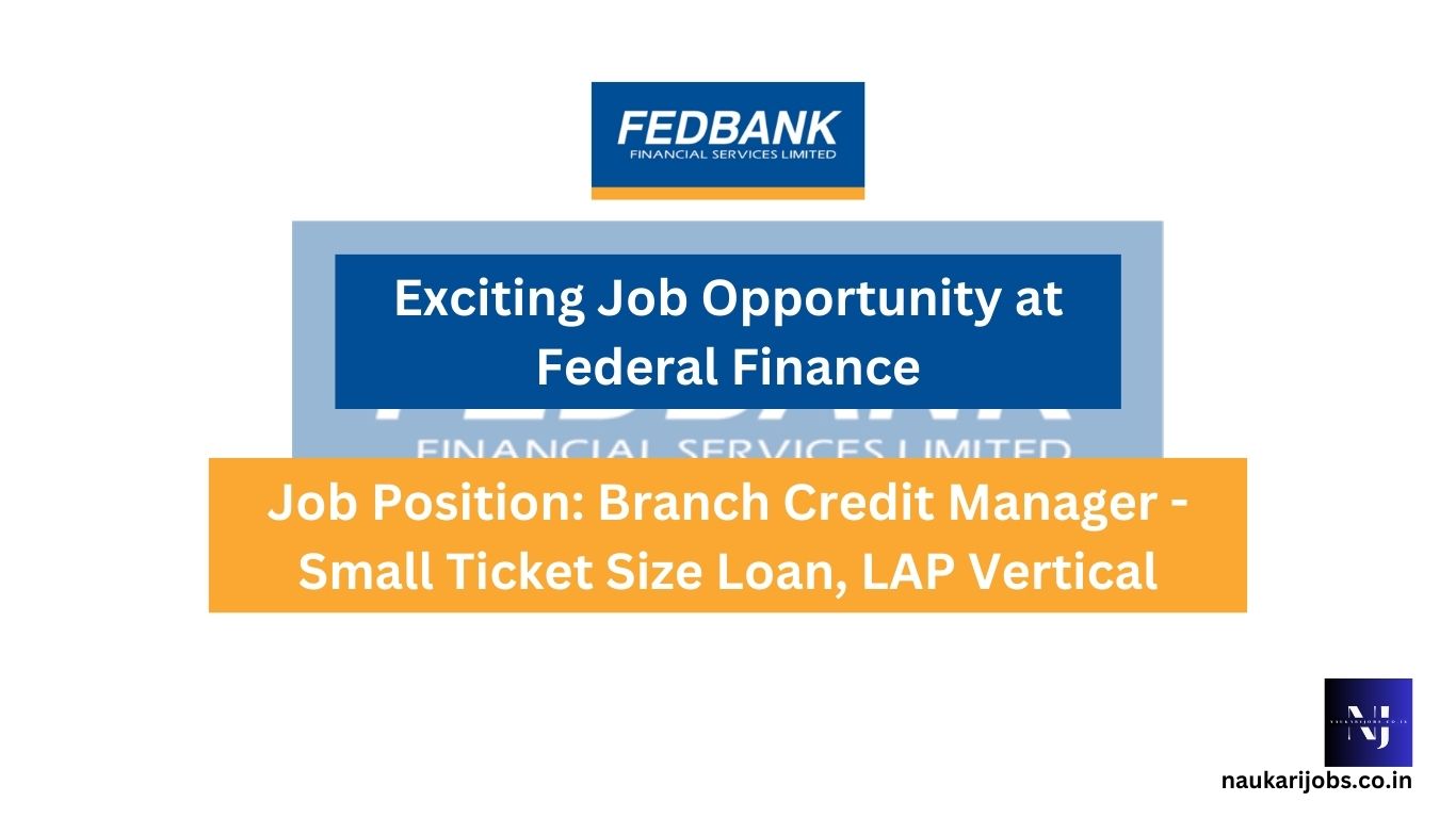 Exciting Job Opportunity at Federal Finance