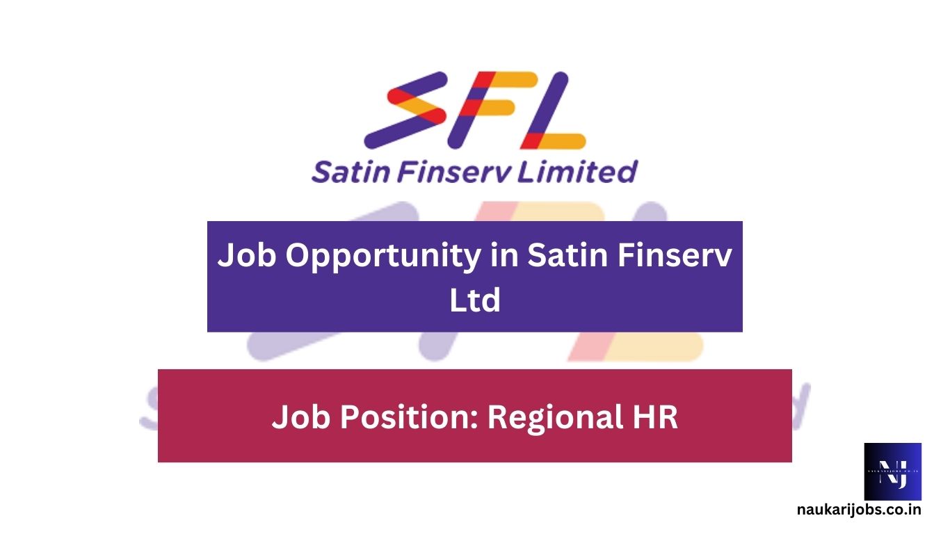 Job Opportunity in Satin Finserv Ltd 2