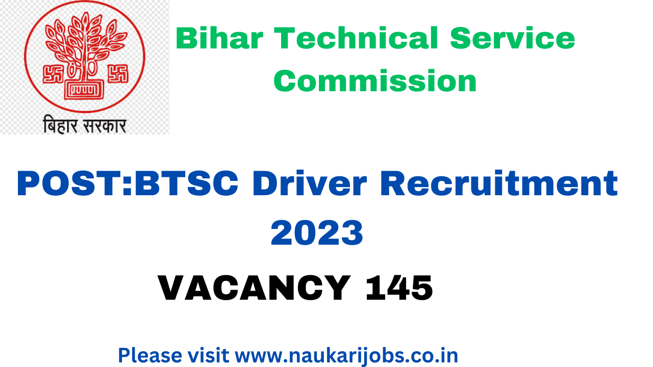 BTSC Driver Online Application Form 2023 Now Available.